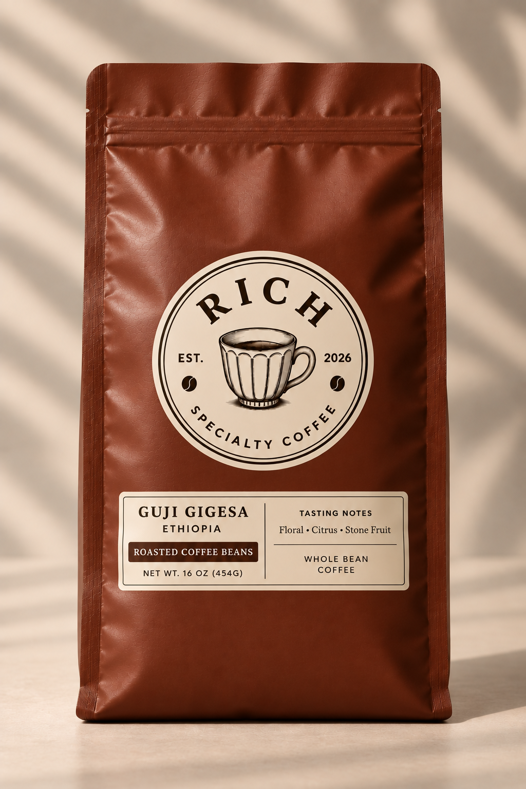 Guji Ethiopia — Roasted Whole Bean Coffee